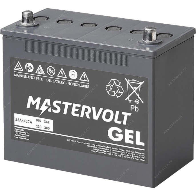 Аккумуляторная батарея Mastervolt MVG Gel, 12 В, 55 АЧ (10267579)